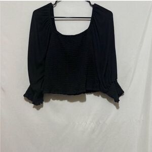 Black Anthropologie Ruched
Top Size M